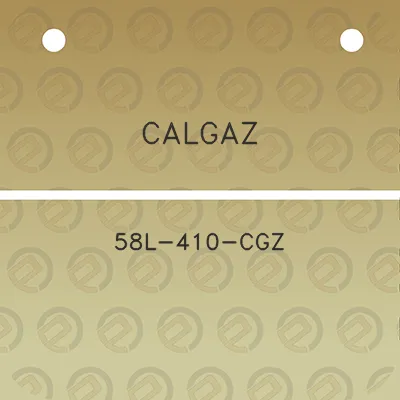 calgaz-58l-410-cgz