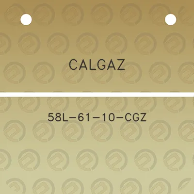 calgaz-58l-61-10-cgz