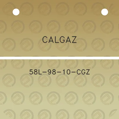 calgaz-58l-98-10-cgz