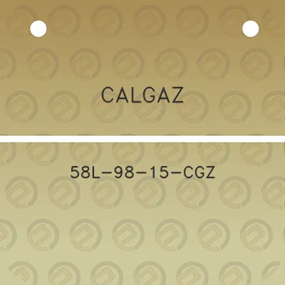 calgaz-58l-98-15-cgz