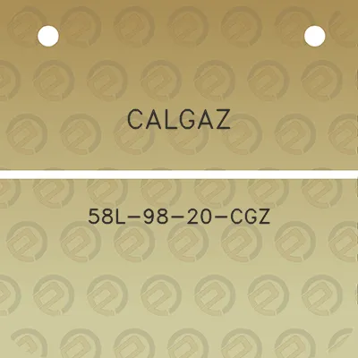 calgaz-58l-98-20-cgz