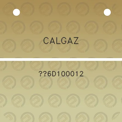 calgaz-6d100012