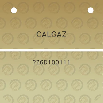 calgaz-6d100111