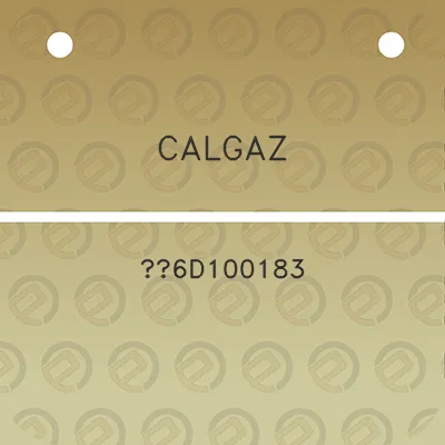 calgaz-6d100183