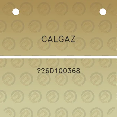 calgaz-6d100368