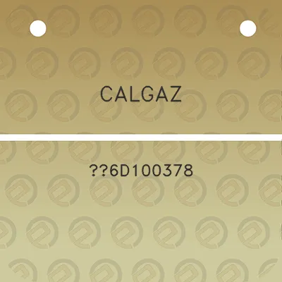 calgaz-6d100378