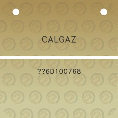 calgaz-6d100768