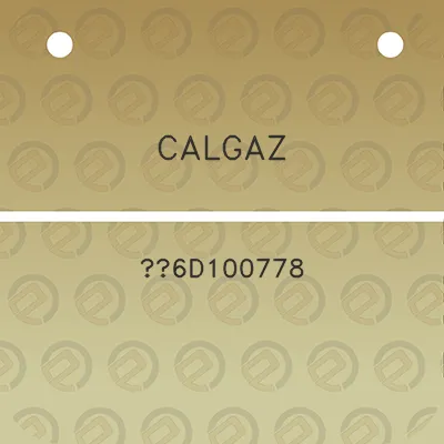 calgaz-6d100778