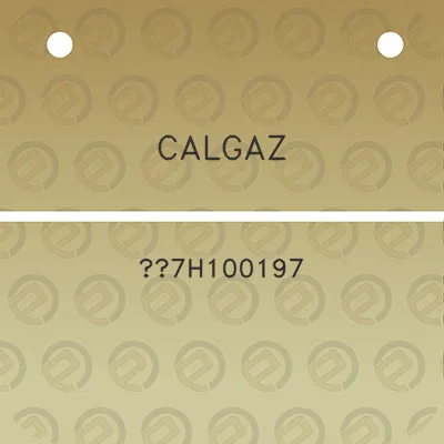 calgaz-7h100197