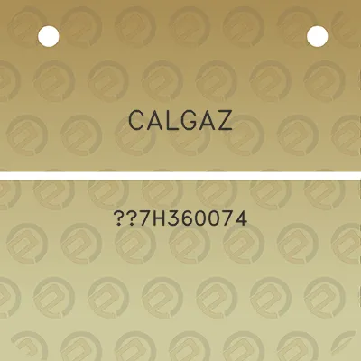 calgaz-7h360074