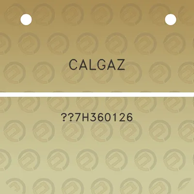 calgaz-7h360126