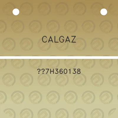 calgaz-7h360138