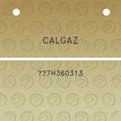 calgaz-7h360313