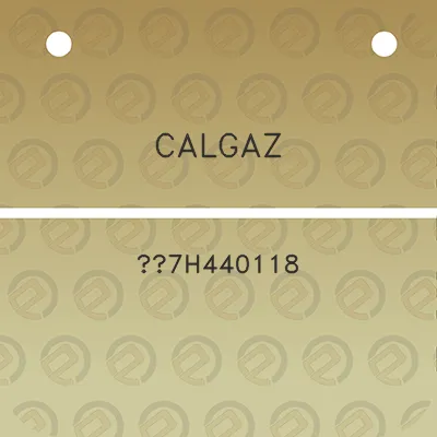 calgaz-7h440118