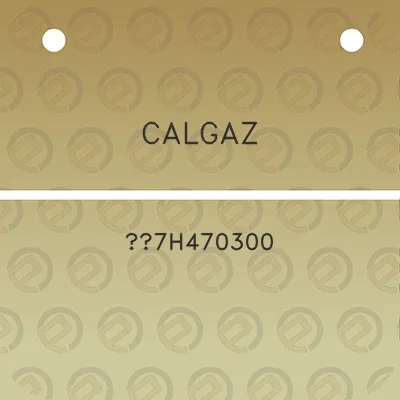 calgaz-7h470300