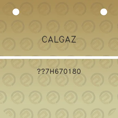 calgaz-7h670180