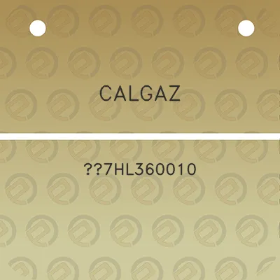 calgaz-7hl360010