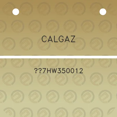 calgaz-7hw350012