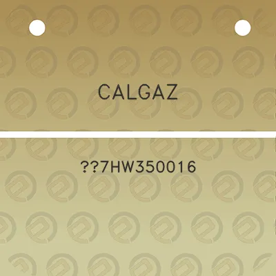 calgaz-7hw350016