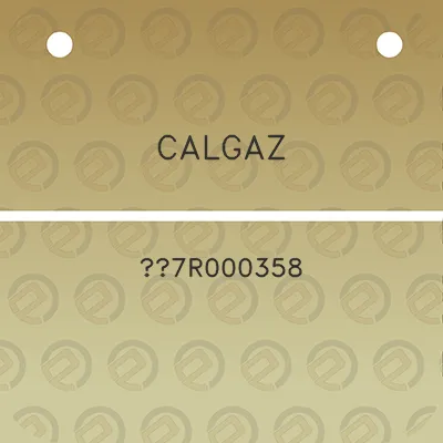 calgaz-7r000358