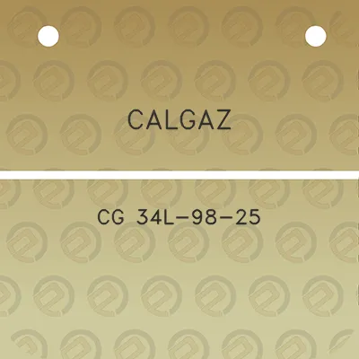 calgaz-cg-34l-98-25