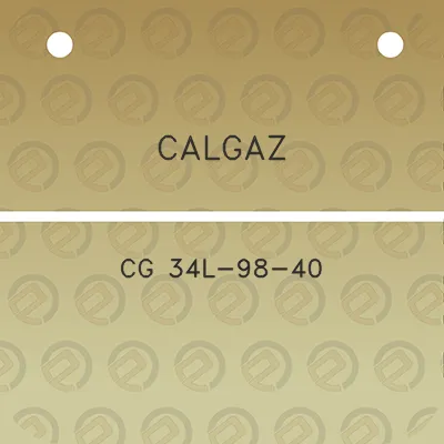 calgaz-cg-34l-98-40