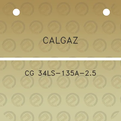 calgaz-cg-34ls-135a-25