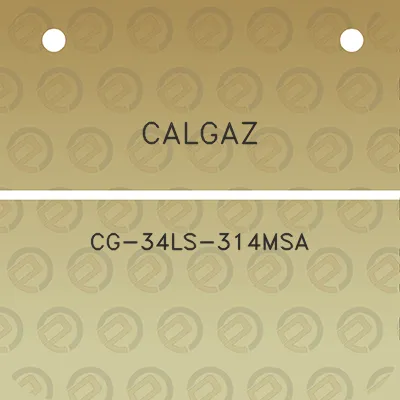 calgaz-cg-34ls-314msa