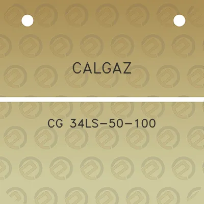 calgaz-cg-34ls-50-100