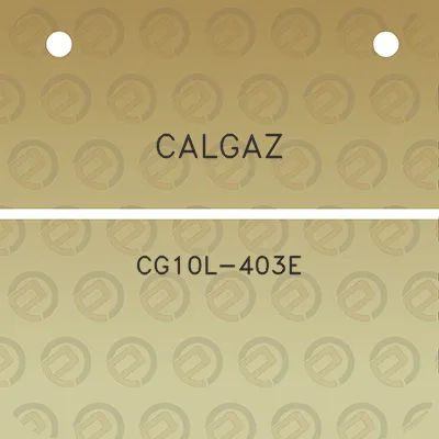 calgaz-cg10l-403e