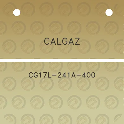 calgaz-cg17l-241a-400