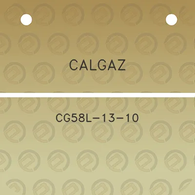 calgaz-cg58l-13-10