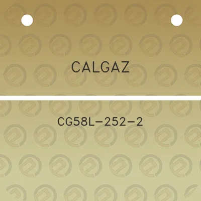 calgaz-cg58l-252-2