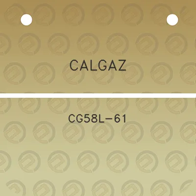 calgaz-cg58l-61