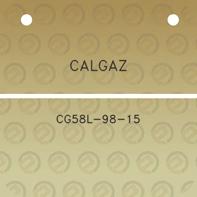 calgaz-cg58l-98-15