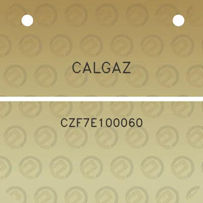 calgaz-czf7e100060