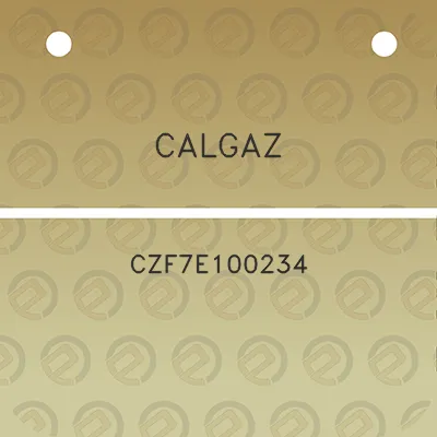 calgaz-czf7e100234