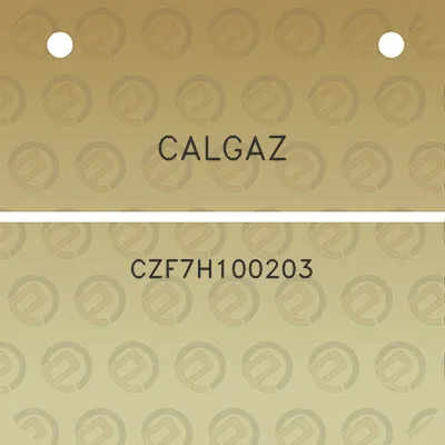 calgaz-czf7h100203