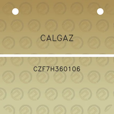 calgaz-czf7h360106