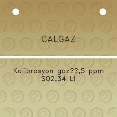 calgaz-kalibrasyon-gaz5-ppm-so234-lt