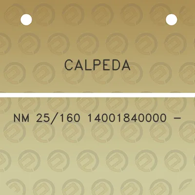 calpeda-nm-25160-14001840000