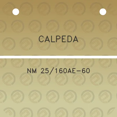 calpeda-nm-25160ae-60