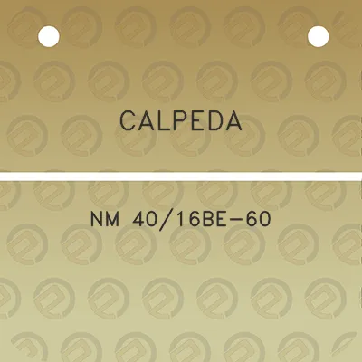 calpeda-nm-4016be-60