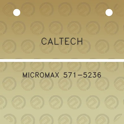 caltech-micromax-571-5236