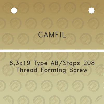 camfil-63x19-type-abstaps-208-thread-forming-screw