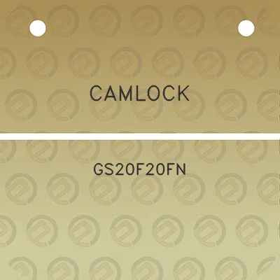 camlock-gs20f20fn