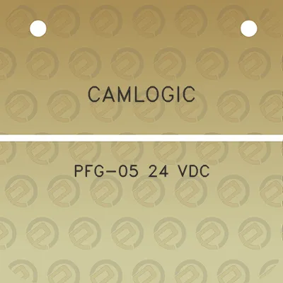 camlogic-pfg-05-24-vdc