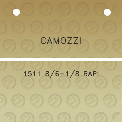 camozzi-1511-86-18-rapi