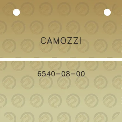 camozzi-6540-08-00