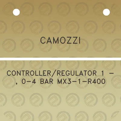 camozzi-controllerregulator-1-0-4-bar-mx3-1-r400